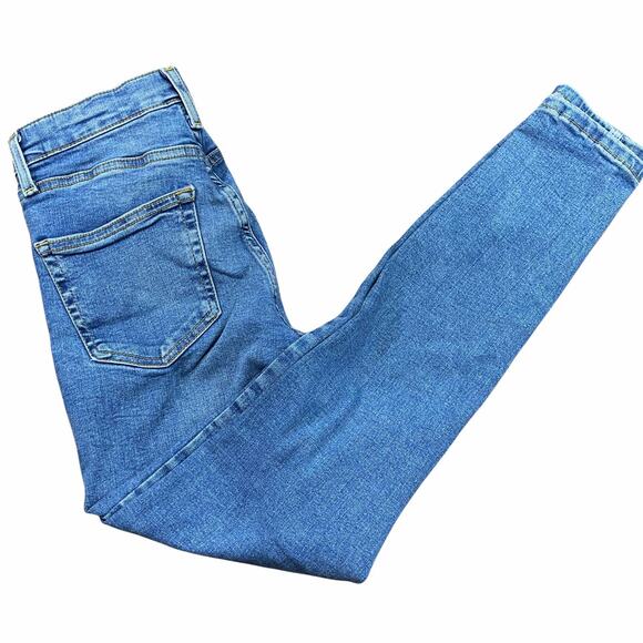 TopShop Moto HIGH Rise Jeans Light Wash Five Pocket W26 x 30L - Picture 1 of 15